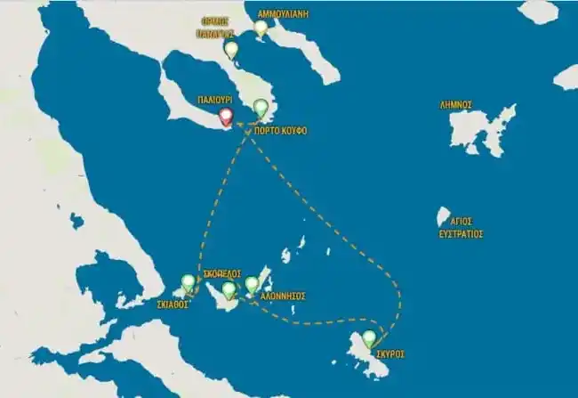 Ο ίδιος χάρτης διαδρομής, πιο κοντά
